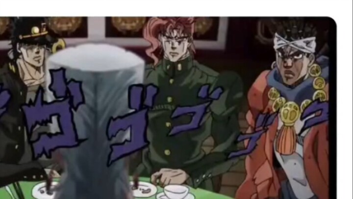 Popo was really brave in his debut, he dared to go to the table alone to 1v4😡