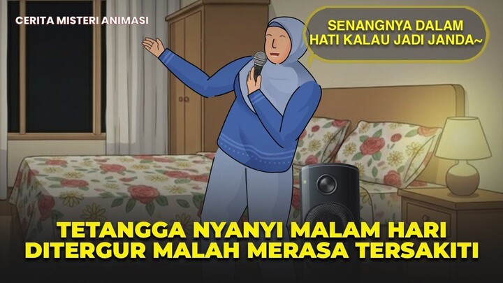 TETANGGA MERASA PALING TERSAKITI, PADAHAL DIA NYANYI TIAP MALAM  DRAMA ANIMASI
