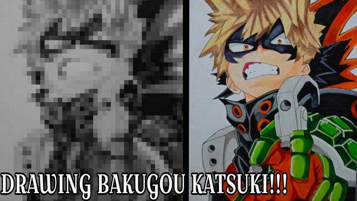 DRAWING BAKUGOU KATSUKI😱