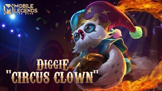 DIGGIE New Skin | CIRCUS CLOWN | Mobile Legends: Bang Bang