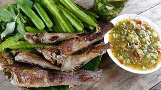 Cá lóc đồng nướng than nước mắm me non. Cách làm dưa mắm - Bin Đen Miền Tây # 290