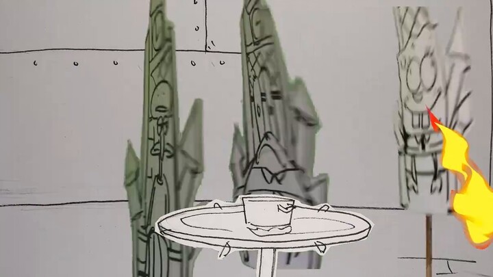 【Paper Animation】So what is a rotating hot pot?