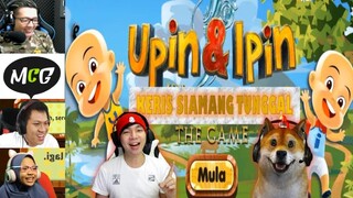 Reaksi Gamer Bermain Game Menjadi Upin & Ipin | Upin & Ipin Keris Siamang Tunggal The Game