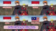 Terungkap isi Percakapan Naruto Dengan Pain || Parodi 4 Bahasa