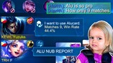 ALUCARD FAKE WINRATE PRANK! MY TEAMMATES ARE SO ANGRY AT ME!!(LT😂) MLBB