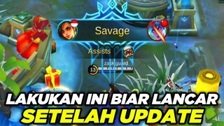 Cara Mengatasi Lag Dan Patah Patah Mobile Legend Setelah Update | Memperkecil Ukuran Mobile Legend