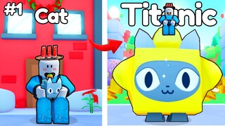 Misi CAT To TITANIC ( Membuka Trading Plaza) Di Pet Simulator 99 #1 - Roblox Indonesia