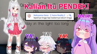 Sena Kena Roasting Karena Ngomongin Tinggi Badan di Stream nya Miti