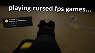 I played CURSED roblox fps games... (I regret it)