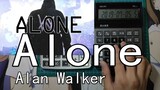 Đánh bài "Alone - Allan Walker" bằng máy tính