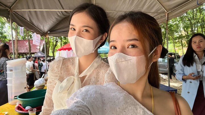 สาวลาว สายบุญ ลินดาเจอ สาวน้ำ หีนเหีบ ตัวจีงสวยมาก ลีนดาชีดช้าย