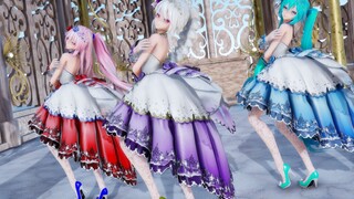 【MMD】公主裙 - 初音 · 巡音 · 弱音 - 骗子之舞