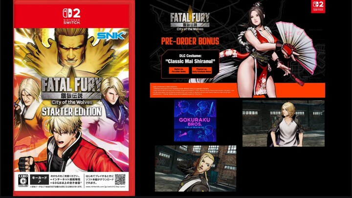 FATAL FURY CITY OF THE WOLVES, NINTENDO SWITCH 2