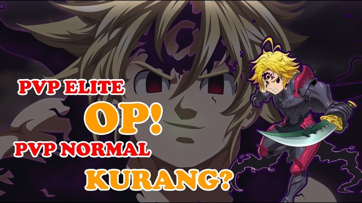 review pvp normal blue demon meliodas ( Seven Deadly Sins: Grand Cross )
