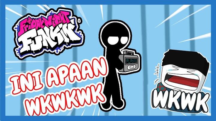 Lucu Amat nih Mod Stickman Wkwkwk - Vs Stickman - FNF MOD