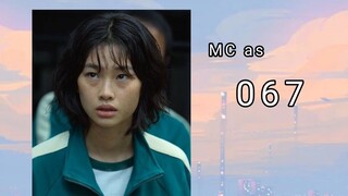 MC's past as 067, Kang Sae Byeok. // Obey me texting video // (Squid game)