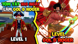 NOOB POWER Tóm Tắt 100 NGÀY Làm GOL D ROGER Sở Hữu TẤT CẢ KIẾM MẠNH NHẤT Trong Blox Fruits