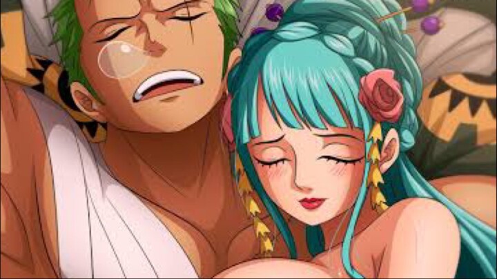 Zoro kesenangan tidur sama cewe cakep