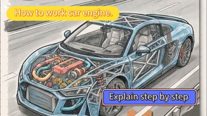 How work to car engine complete define.