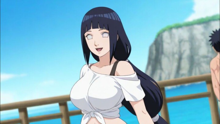 KETIKA HINATA PAKAI B*KINI DI PANTAI