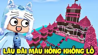 MINI GAME: LÂU ĐÀI MÀU HỒNG KHỔNG LỒ MEOWPEO THỬ THÁCH PHÁ ĐẢO MAP PARKOUR LÂU ĐÀI TRONG MINI WORLD