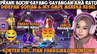 PRANK TERGOKIL!! BUCIN PANGGIL SAYANG SAYANGAN SAMA RATU DIDEPAN SOPIAN & IKY🤣