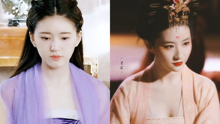 Ineffective sloped-shoulder historical costumes vs. effective sloped-shoulder historical costumes! P