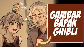 Momen Ketika Tukang Gambar Lagi Niat Seniat-niatnya😭!! [Speed Draw ] Me and Hayao Miyazaki