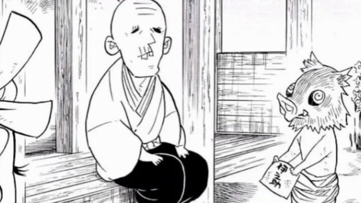 Cucu: Kakek, bukankah aku cucu yang paling kamu sayangi? #Kimetsu no Yaiba #Manga #Hachihira Inosuke