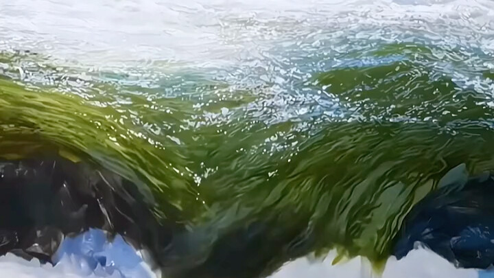 Aliran Air dalam Lukisan Seniman