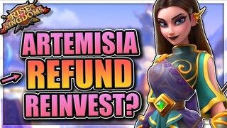 Artemisia sculptures refunded - worth reinvestment? [Rise of Kingdoms best archers]