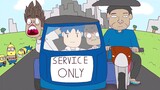 Ang school service at street foods experience by MARKIE DO | PINOY ANIMATION