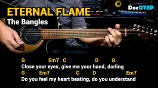 Eternal Flame - The Bangles (1989) Easy Guitar Chords Tutorial with Lyrics Part 1