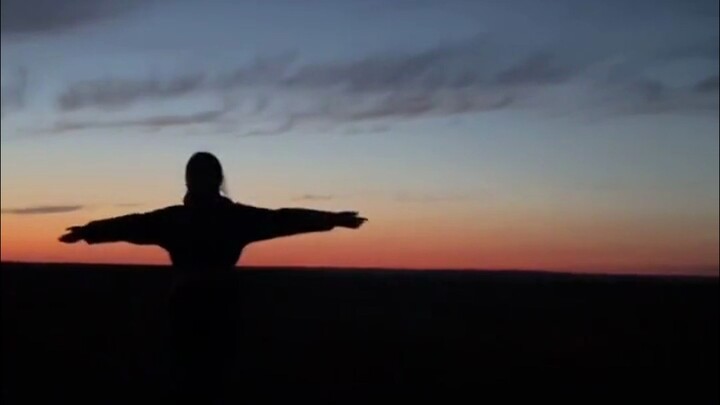 “After singing the Ballad of the Yin Mountains”