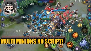 X5 MORE MINIONS NO SCRIPT SOBRANG DAMING MINIONS RUN! MOBILE LEGENDS