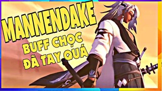 Onmyoji Arena | Mannendake được BUFF cái chọc phát nào thốn phát đó bay nhảy cực phê !!!