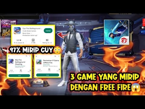 INILAH 3 GAME YANG MIRIP DENGAN FREE FIRE😱🫡 MENURUT KALIAN GIMANA??