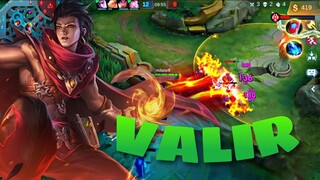 TOP 1 BRUTAL DAMAGE VALIR - MOBILE LEGENDS