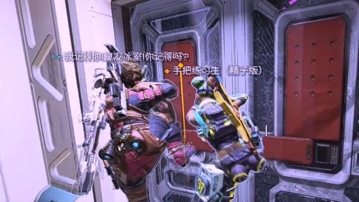 They rushed up shouting about friendship, bond, future, etc.