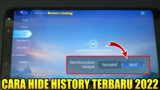 FITUR HIDE HISTORY SUDAH RILIS DI ORIGINAL SERVER!! BEGINI CARA AKTIFKANNYA! - MOBILE LEGENDS