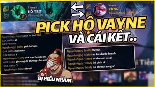 Gầy pick Hộ Vayne Cho Ad Mà Cái Kết Phải Vác Luôn Vayne Vào Rừng | Gầy Best Leesin