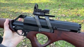 【4K】การยิงมุมมองบุคคลที่หนึ่งของปืนพกสั้นคาริโค M100 ผลิตโดยสหรัฐอเมริกา