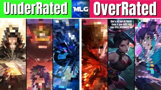 5 SECRETLY BROKEN and 5 OVERRATED AF Heroes In Mobile Legends