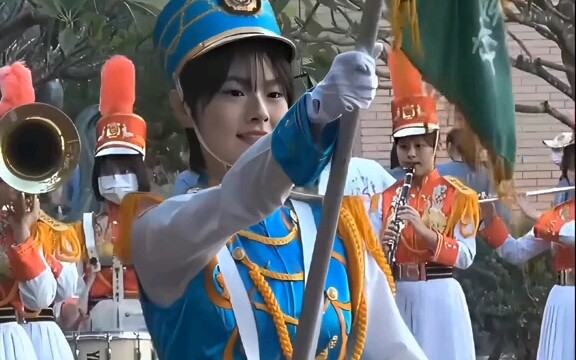 Memukau! Tim etiket Sekolah Menengah Atas Putri Taichung ternyata sangat mirip dengan kelompok drum 