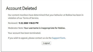 I GOT BANNED IN ROBLOX!?!