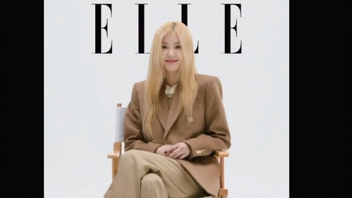 【Rosé】Interview with Elle magazine—she goes straight into that adorable, sweet voice, so cute!!!