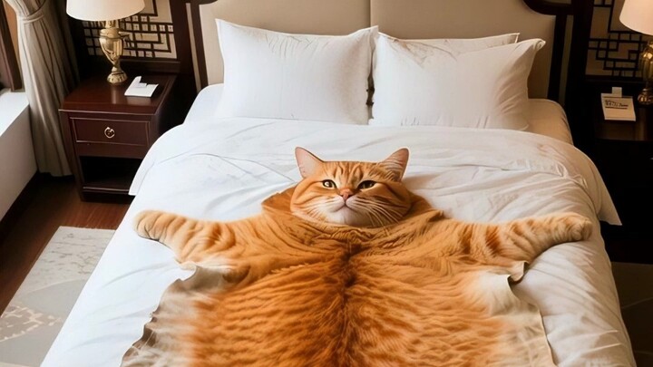 山羊教橘猫怎么做人！