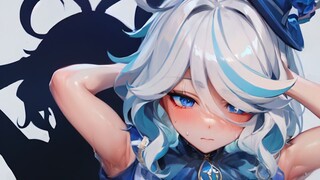 【AI动画】芙宁娜的剪影戏❤️