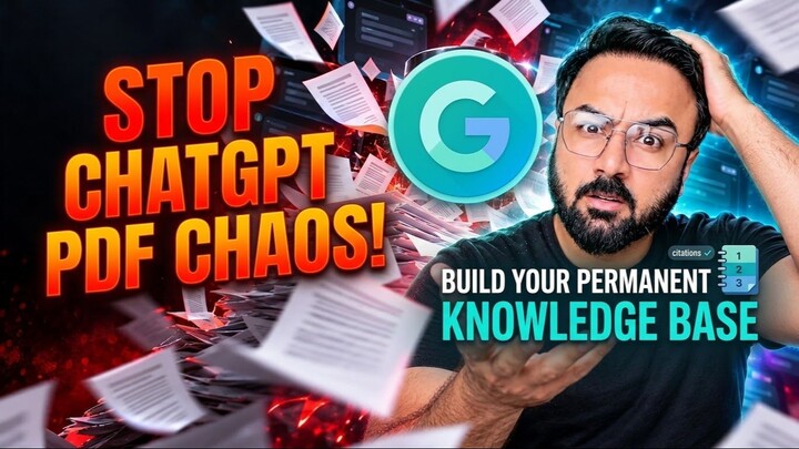 Stop Re-Pasting PDFs into ChatGPT Every Week | NotebookLM Setup (2026)