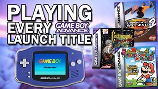 Playing EVERY Game Boy Advance Launch Game In 2022